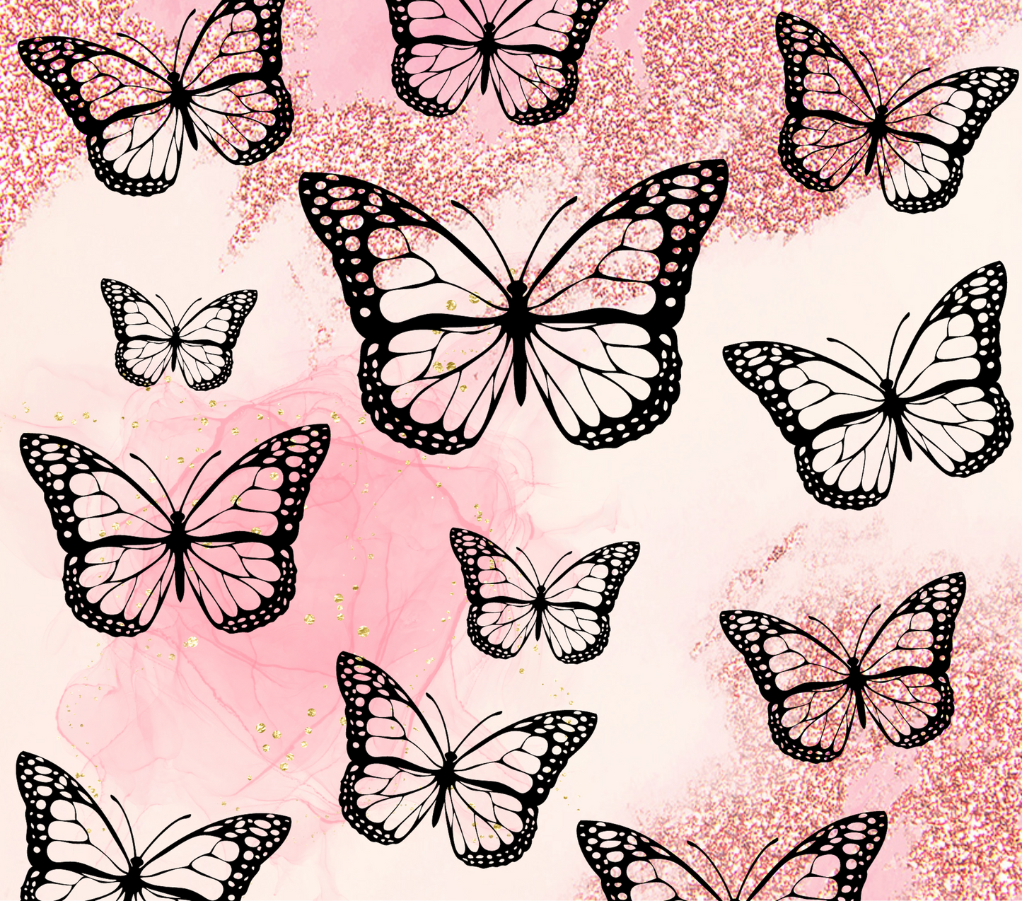 Rose Pink Butterfly