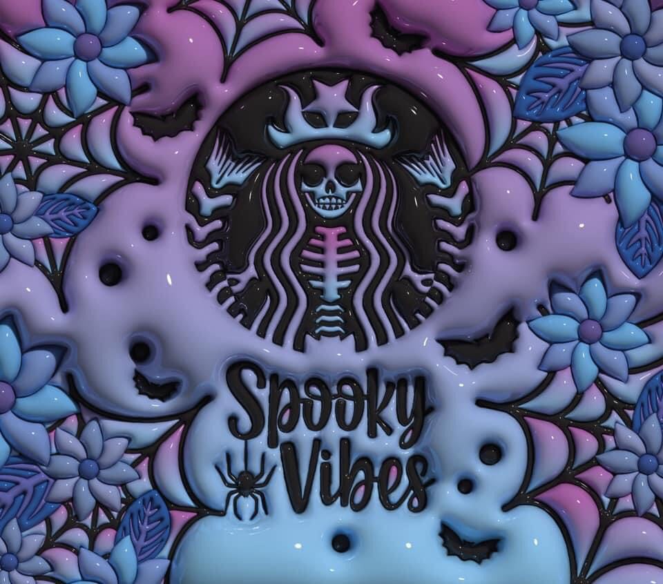 Spook Vibes (Purple) Sublimated Tumbler