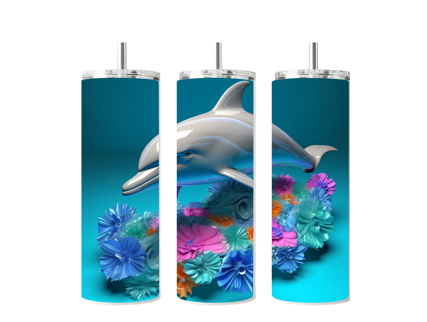 Dolphin Sublimated Tumbler