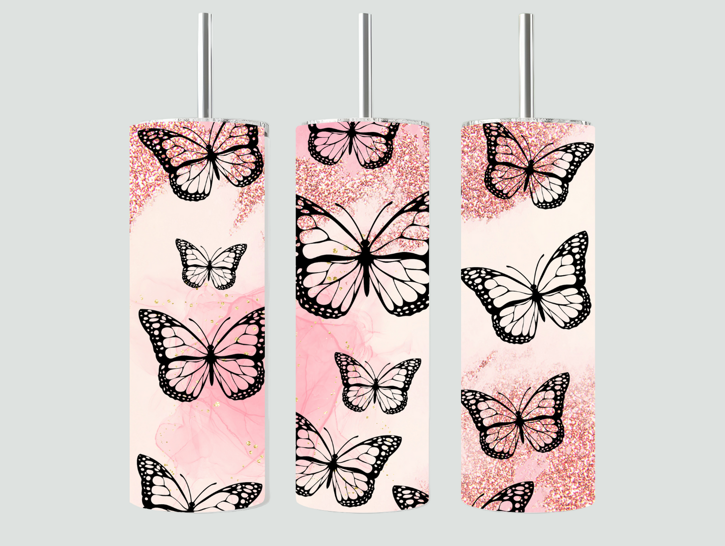 Rose Pink Butterfly