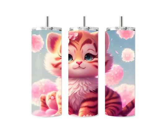 Kitty sublimated Tumbler