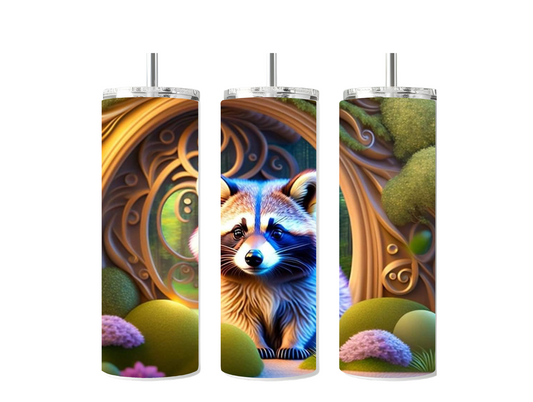 Raccoon  Sublimated Tumbler