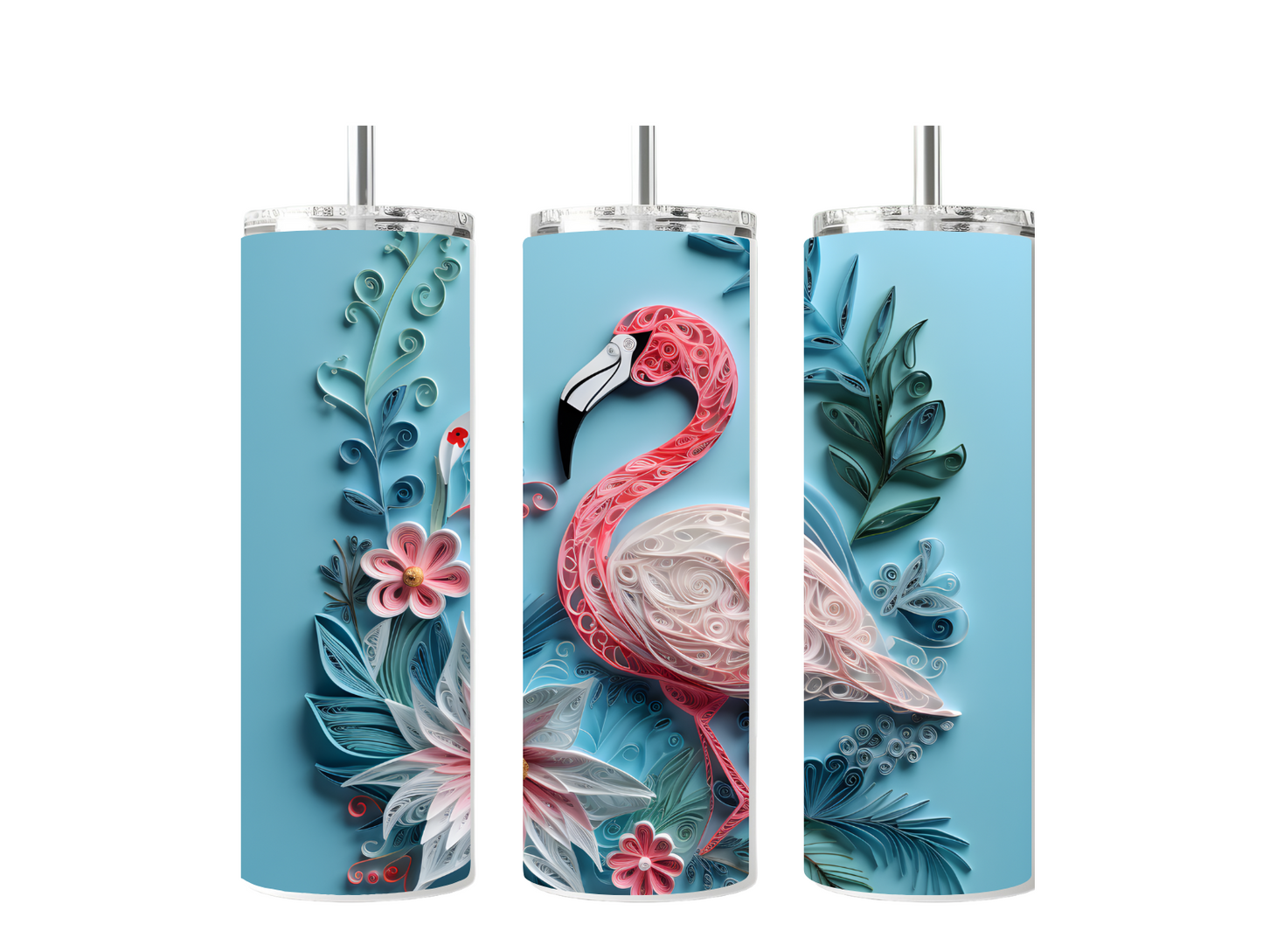 Flamingo #1 Sublimated Tumbler