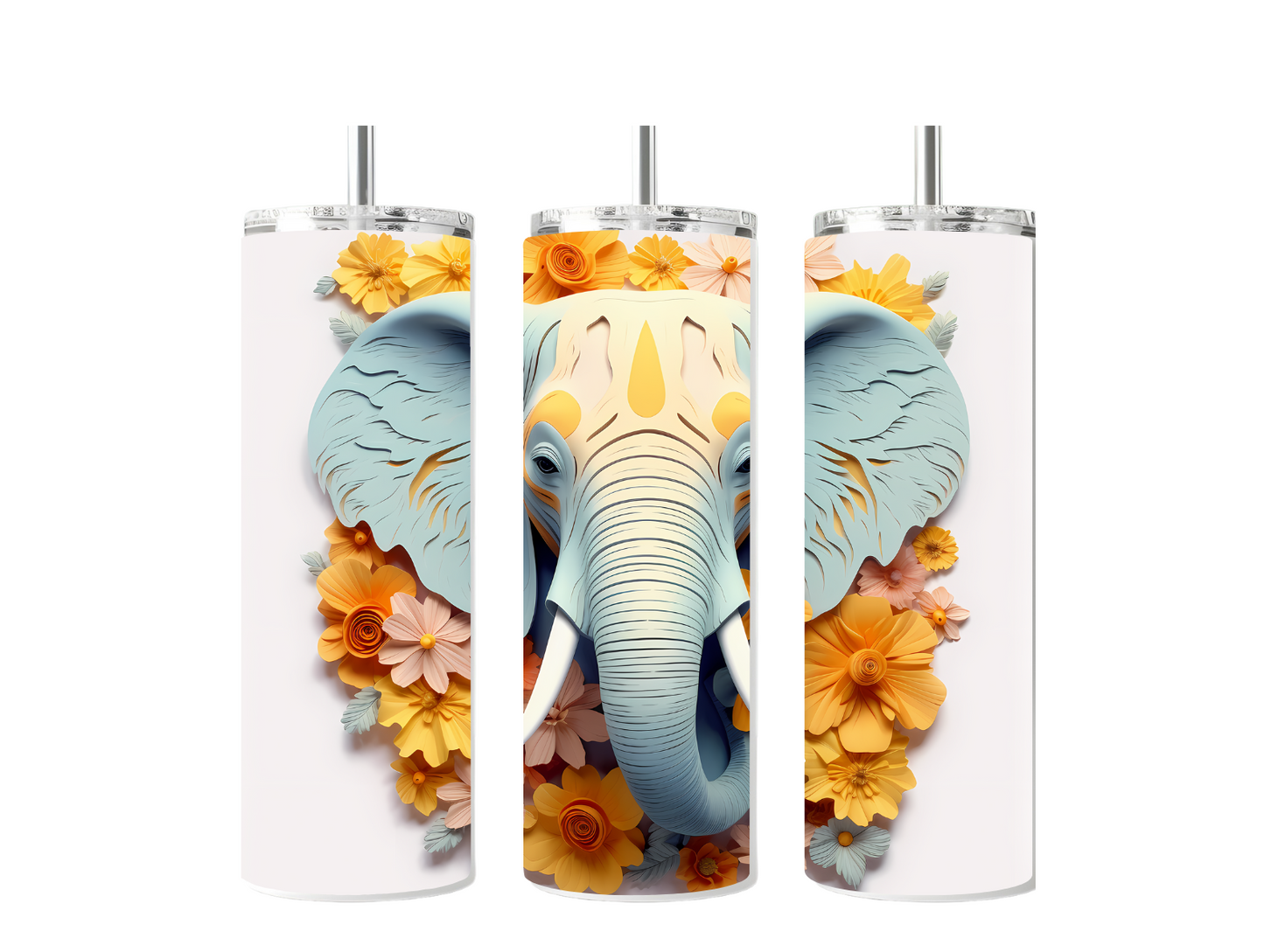 Elephant Sublimated Tumbler