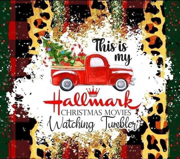 Animal Plaid Hallmark Movie Watching Tumbler