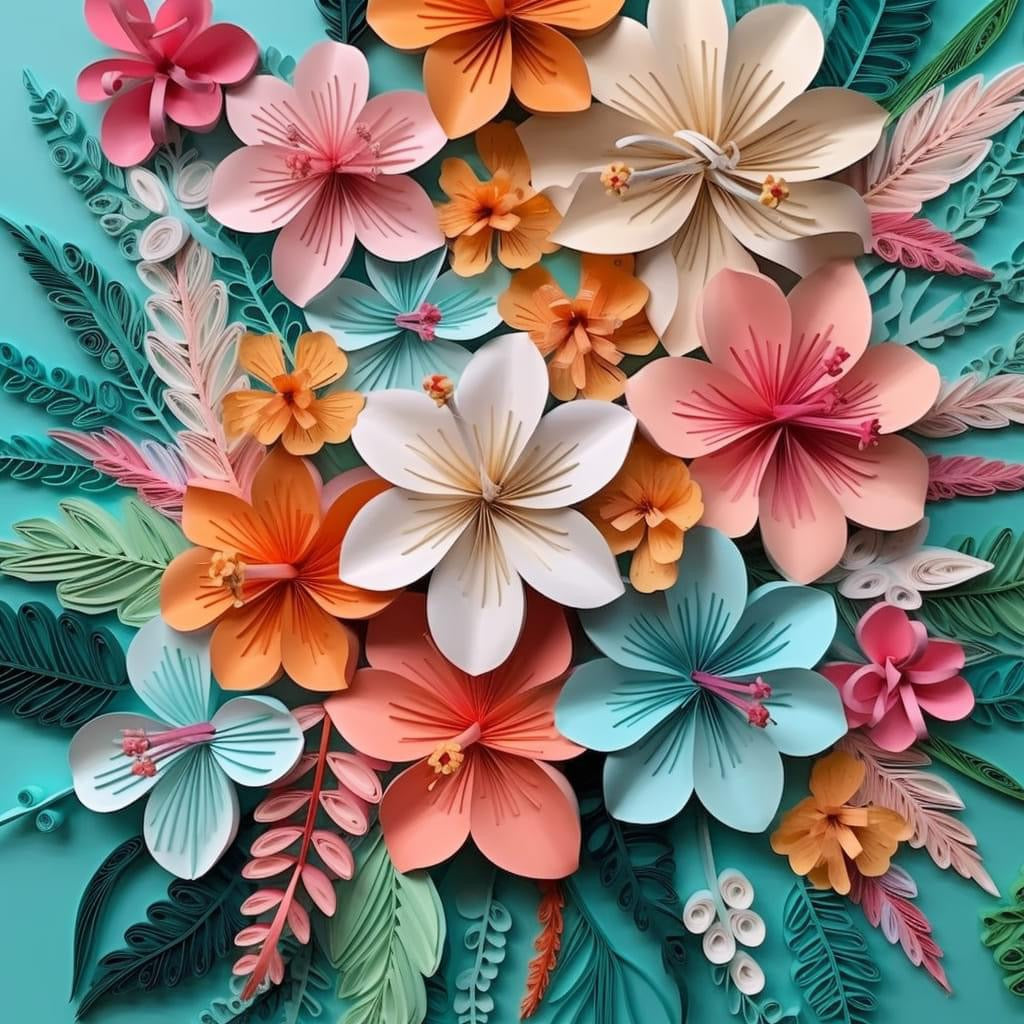 3D Flowers 5