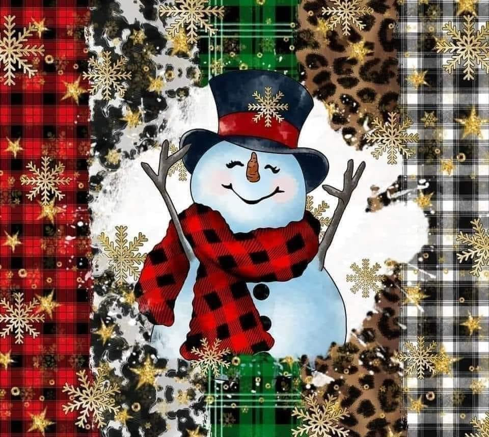 Plaid Snowman