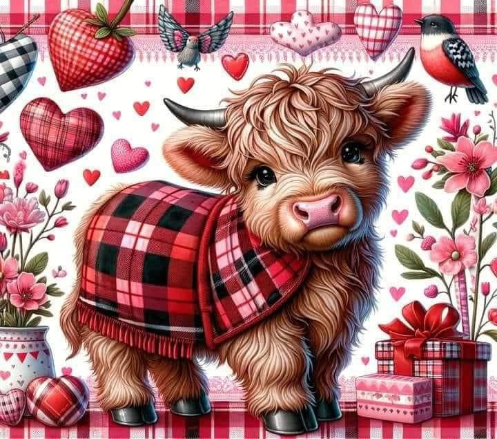 V-Day Cow